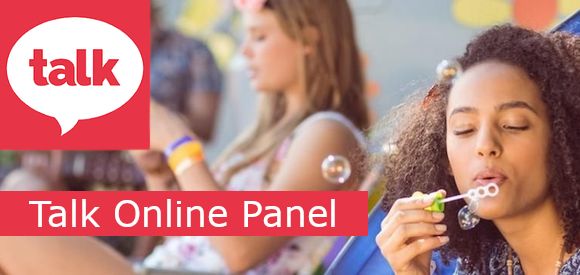 Логотип и фото с главной страницы проекта Talk Online Panel.